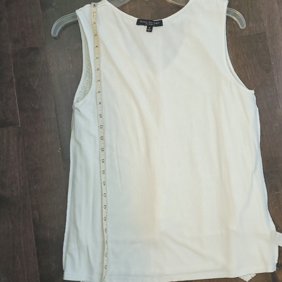 Green Envelope Sleeveless Lace over Cami Top - Picture 9 of 9